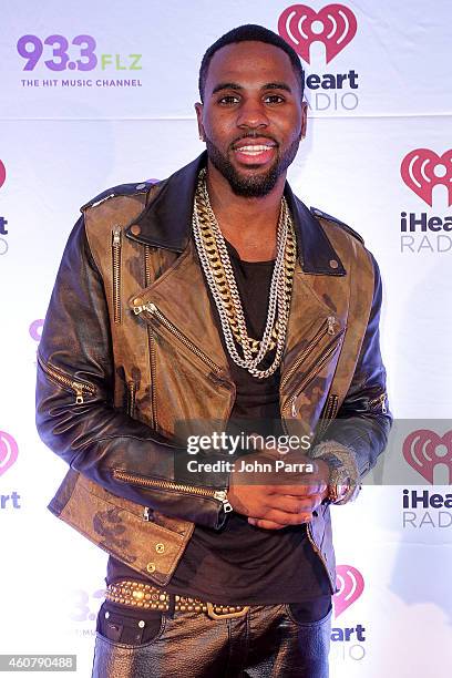 Jason Derulo attends 93.3 FLZs Jingle Ball 2014 at Amalie Arena on December 22, 2014 in Tampa, Florida.