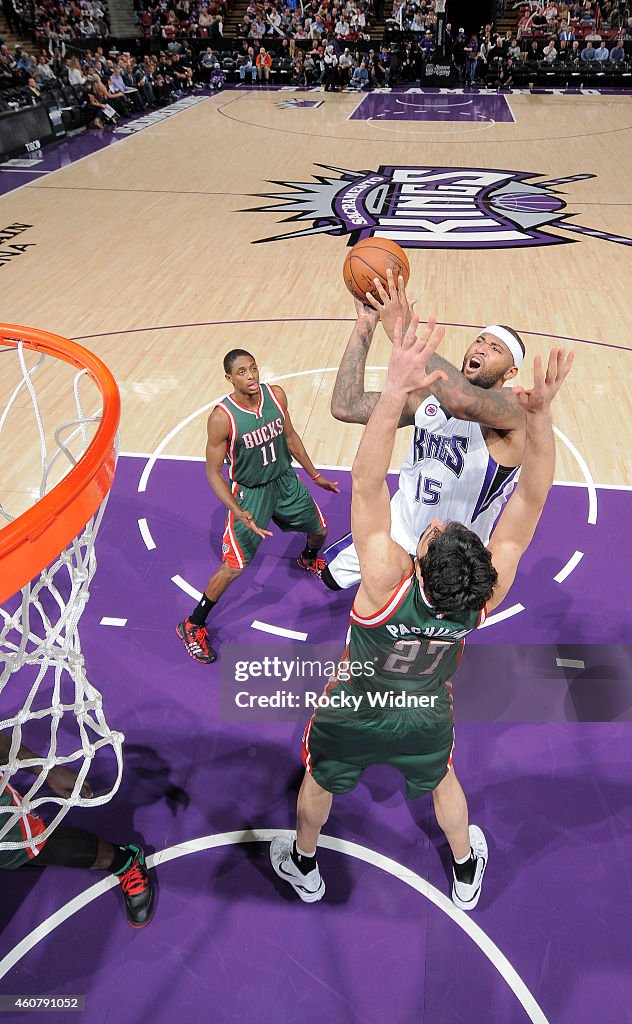 Milwaukee Bucks v Sacramento Kings