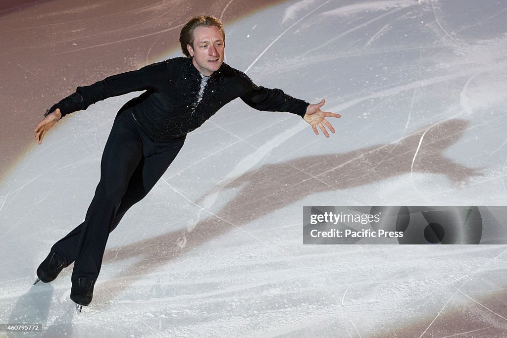 Evgeni Plushenko during the 8th edition of Golden Skate...