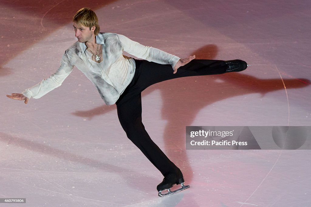 Evgeni Plushenko during the 8th edition of Golden Skate...