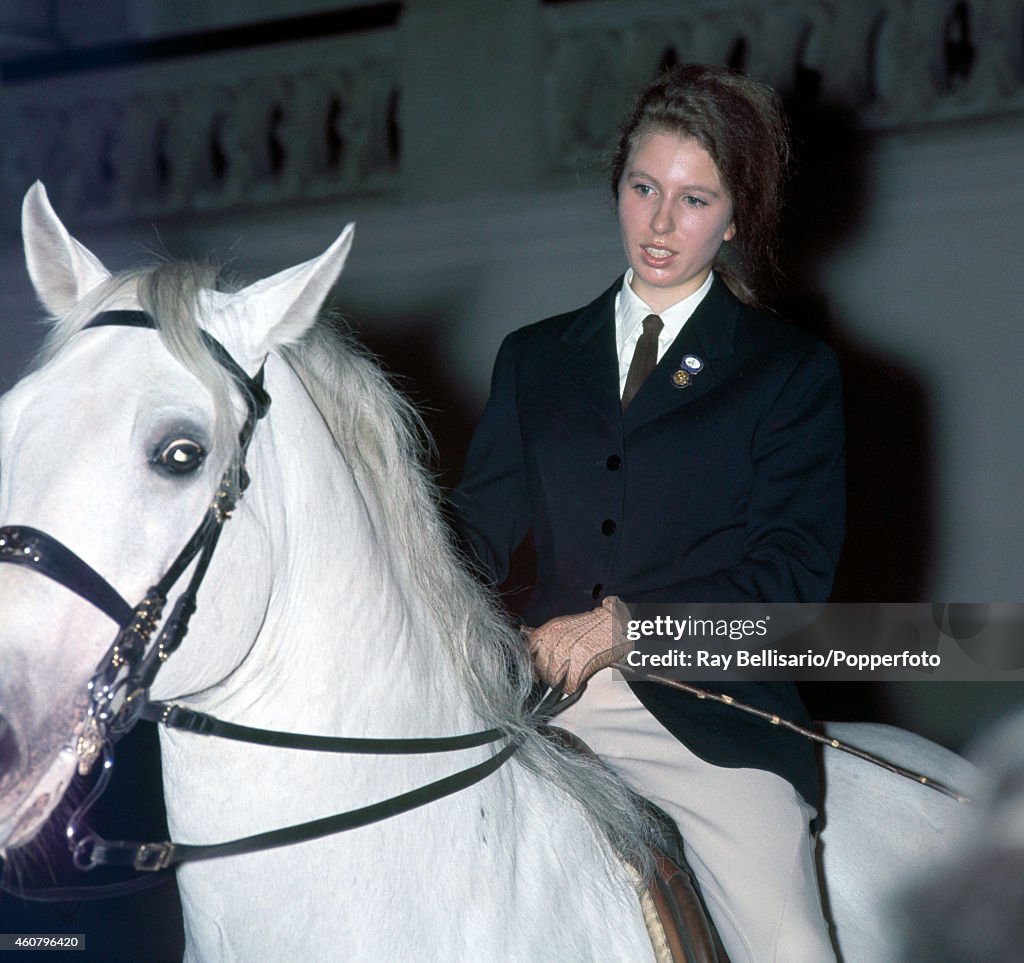 Princess Anne At The Spanish Riding School In Vienna
