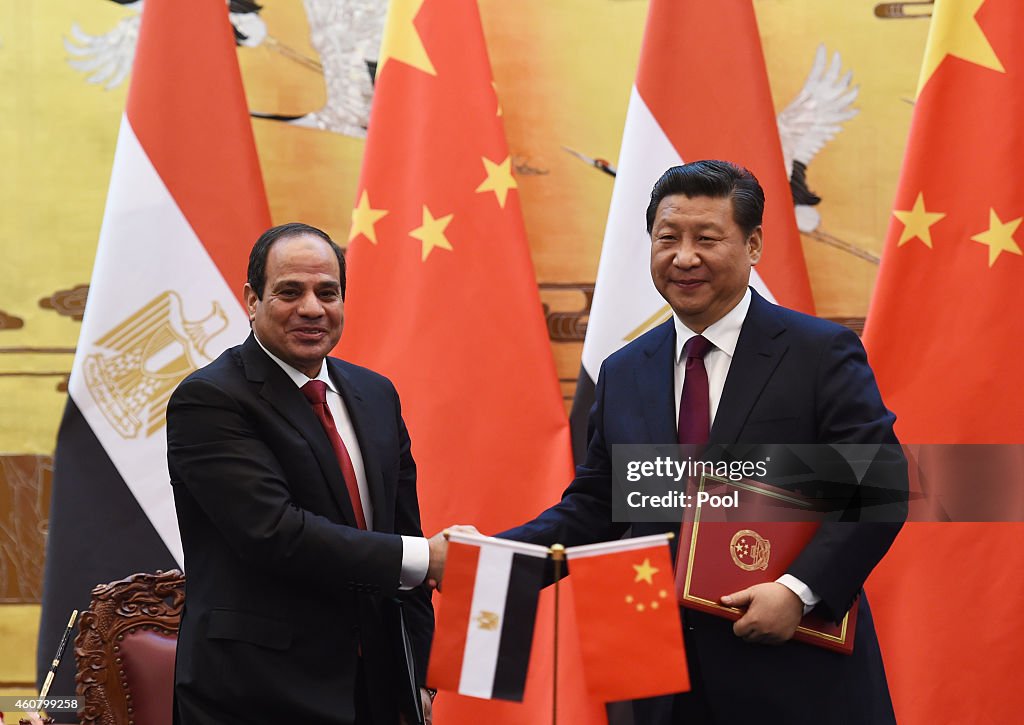 President Abdel Fattah al-Sisi of Egypt Visits China