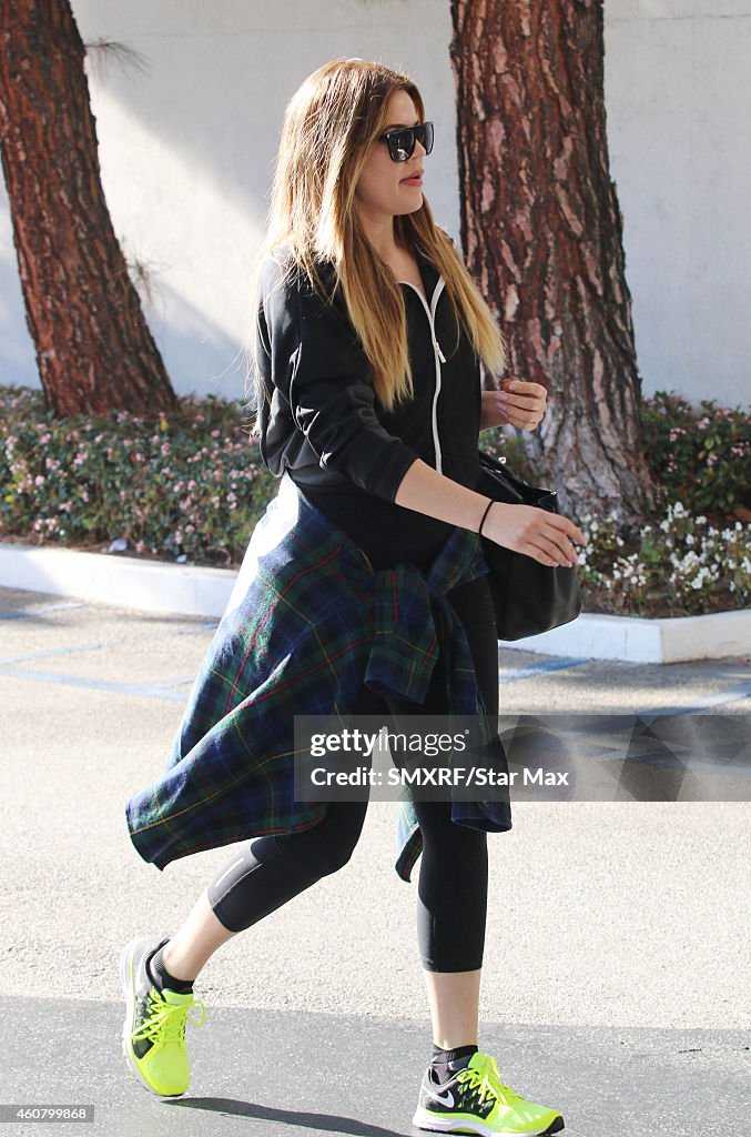 Celebrity Sightings In Los Angeles - December 22, 2014