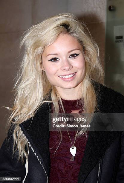 Nina Nesbitt sighting at the BBC on January 5, 2014 in London, England.