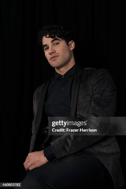Actor Darren Criss poses for a portrait at Logo TV's NewNowNext Awards on December 2, 2014 at Kimpton Surfcomber Hotel in Miami Beach, Florida.