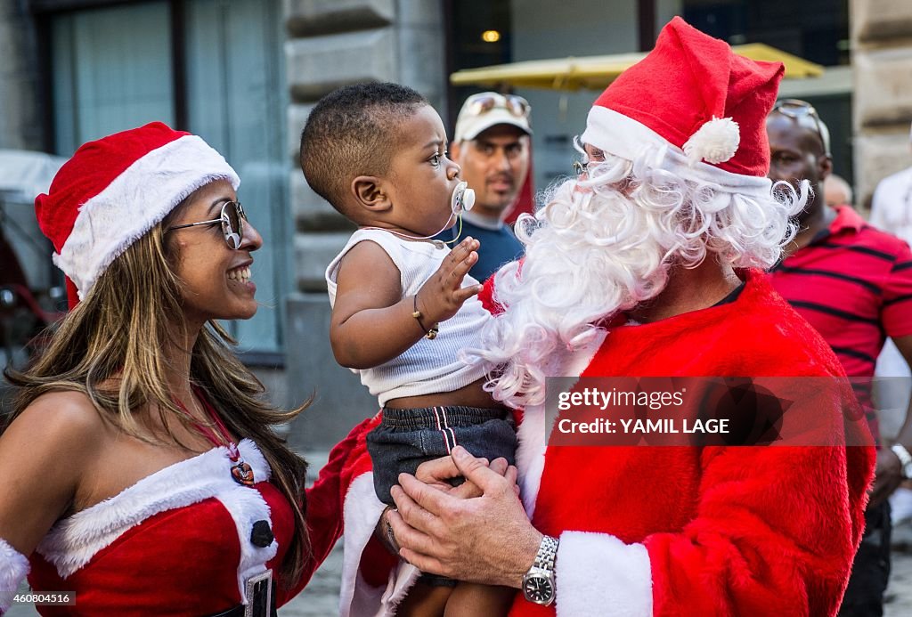 CUBA-ECONOMY-BUSINESS-CHRISTMAS