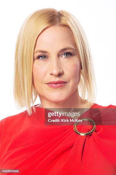 Actress Patricia Arquette is photographed for Los Angeles Times on October 24, 2014 in Burbank, California. PUBLISHED IMAGE.CREDIT MUST BE: Kirk...