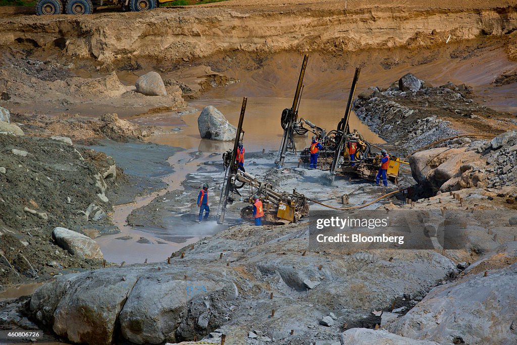 Construction At The Belo Monte Hydroelectric Dam