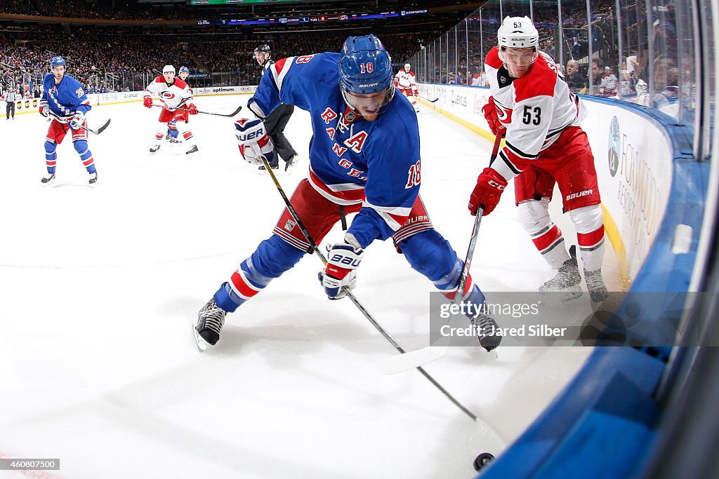 Carolina Hurricanes v New York Rangers