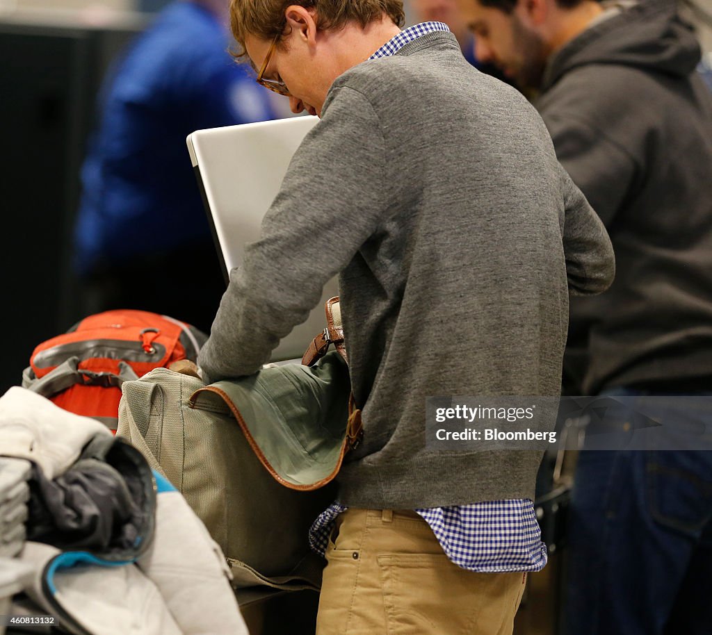 Security At The Salt Lake City International Airport During Holiday Travel