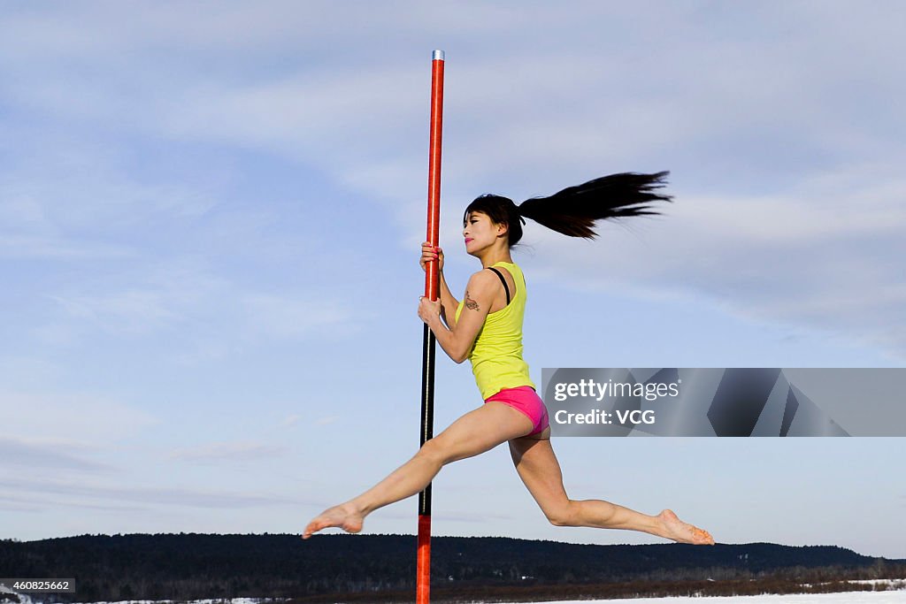 Members Of Chinese Pole Team Get Trained In Mohe's Minus Fifty Degrees Celsius