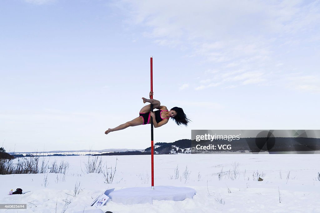 Members Of Chinese Pole Team Get Trained In Mohe's Minus Fifty Degrees Celsius