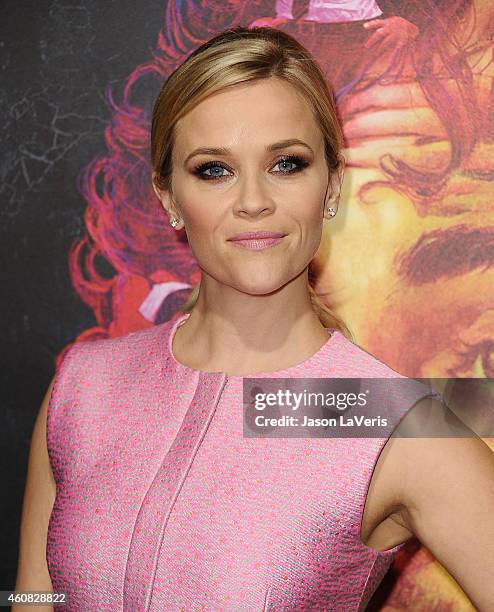 Actress Reese Witherspoon attends the premiere of "Inherent Vice" at TCL Chinese Theatre on December 10, 2014 in Hollywood, California.