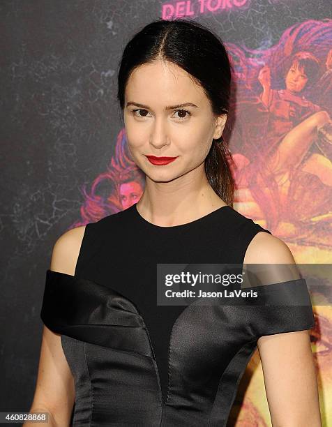 Actress Katherine Waterston attends the premiere of "Inherent Vice" at TCL Chinese Theatre on December 10, 2014 in Hollywood, California.