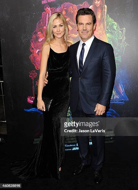 Actor Josh Brolin and Kathryn Boyd attend the premiere of "Inherent Vice" at TCL Chinese Theatre on December 10, 2014 in Hollywood, California.