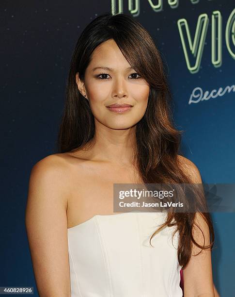 Actress Elaine Tan attends the premiere of "Inherent Vice" at TCL Chinese Theatre on December 10, 2014 in Hollywood, California.