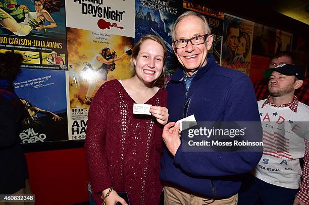 Kathy Bailey and Bruce Bailey attend Sony Pictures' release of "The Interview" at the Plaza Theater on, Christmas Day, December 25, 2014 in Atlanta,...