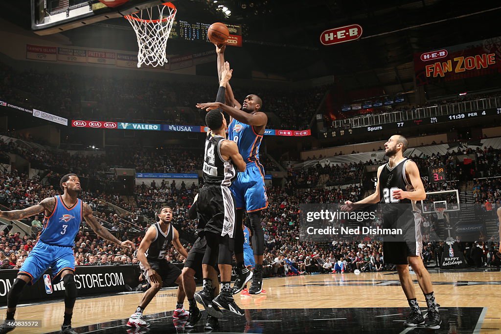 Oklahoma City Thunder v San Antonio Spurs