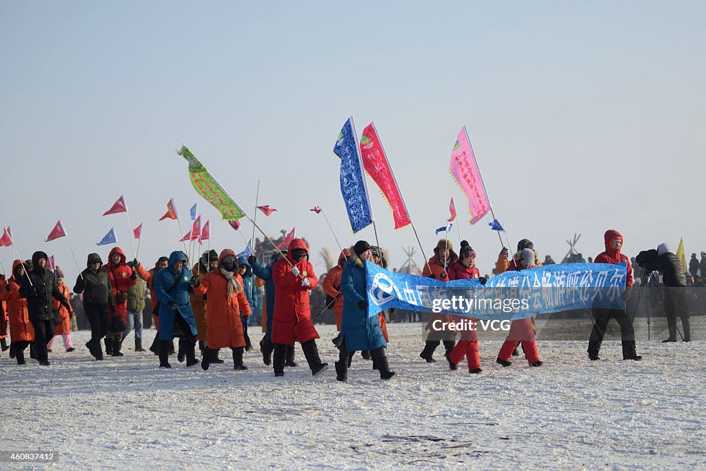 2014 China Ice And Snow Naadam Festival Helds In Hulun Buir