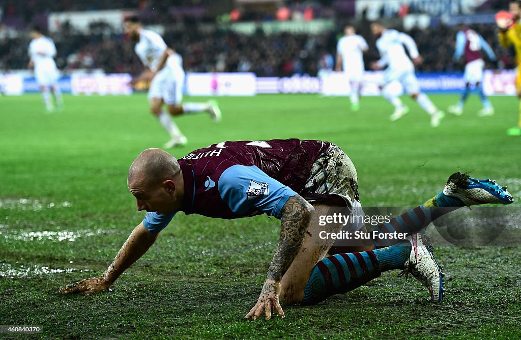 Swansea City v Aston Villa - Premier League