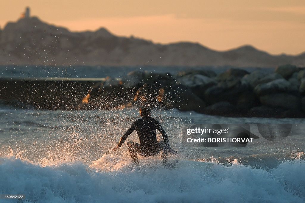 FRANCE-SEA-SURFING-FEATURE