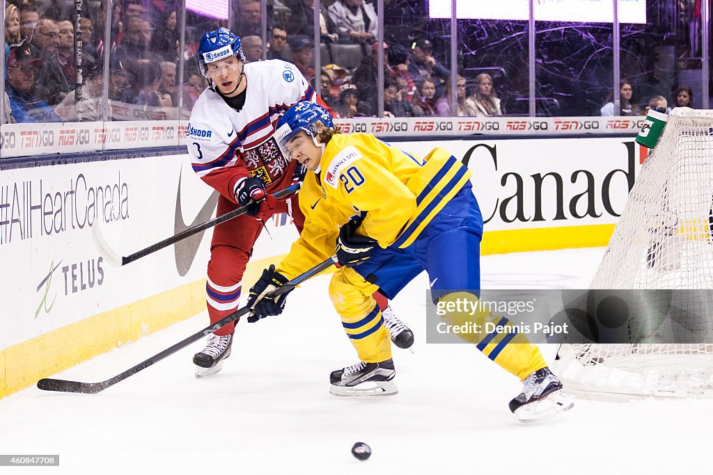 Czech Republic V Sweden - 2015 IIHF World Junior Championship