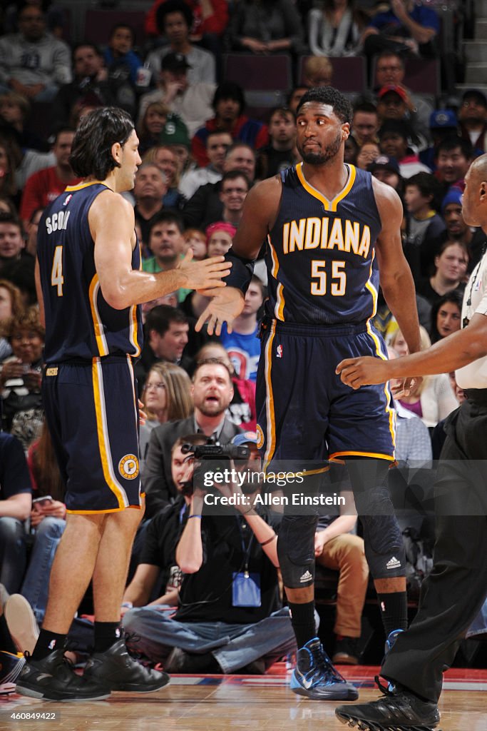 Indiana Pacers v Detroit Pistons