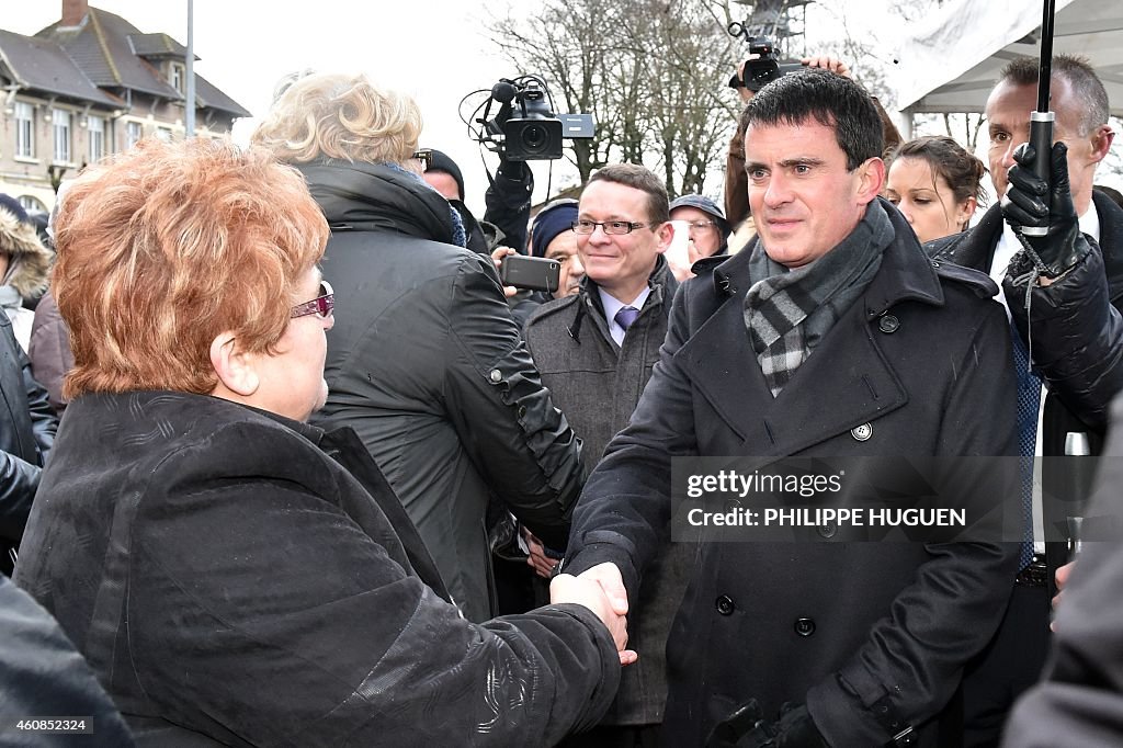 FRANCE-MINES-SOCIAL-INDUSTRY-GOVERNMENT-ANNIVERSARY