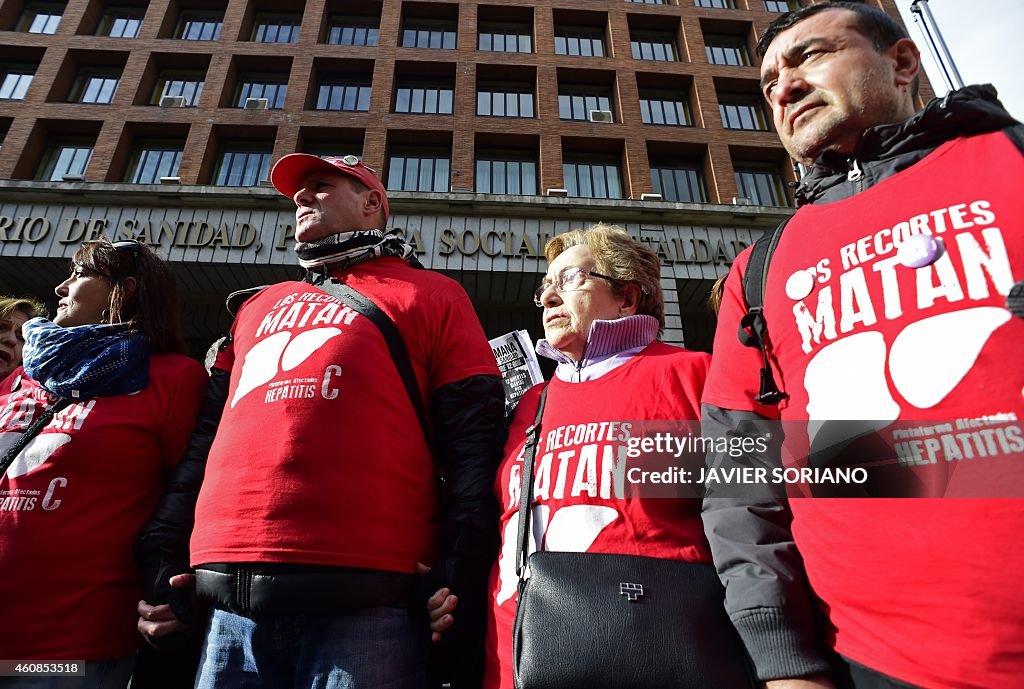 SPAIN-HEALTH-HEPATITIS-DEMONSTRATION