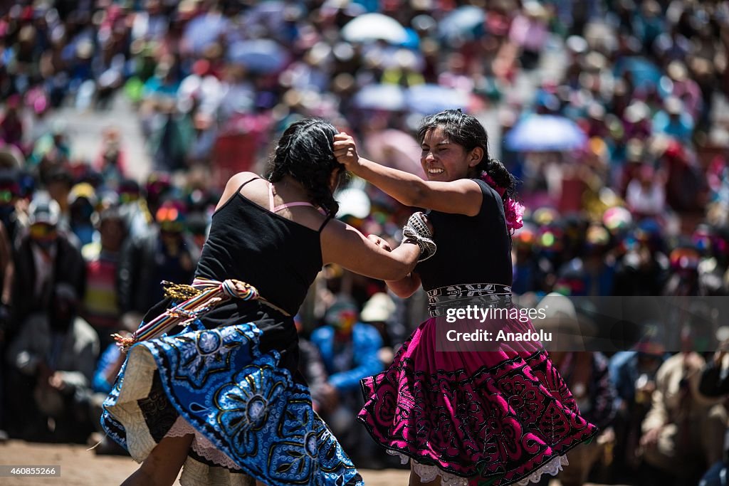The Takanakuy celebrations in Peru