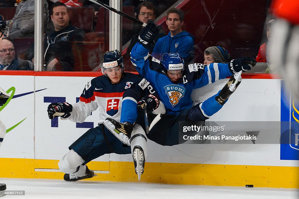 Finland v Slovakia - 2015 IIHF World Junior Championship