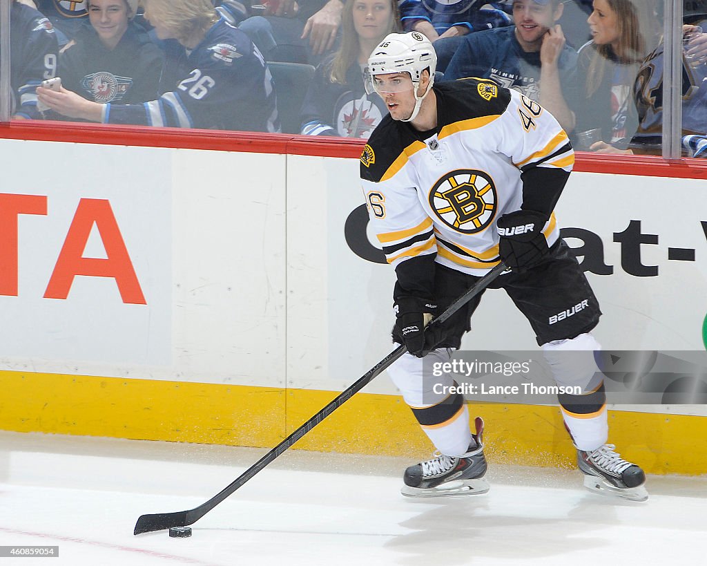 Boston Bruins v Winnipeg Jets