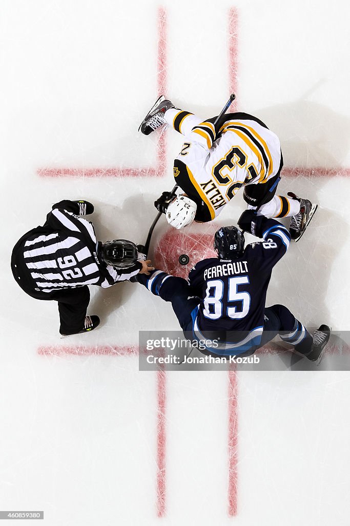 Boston Bruins v Winnipeg Jets