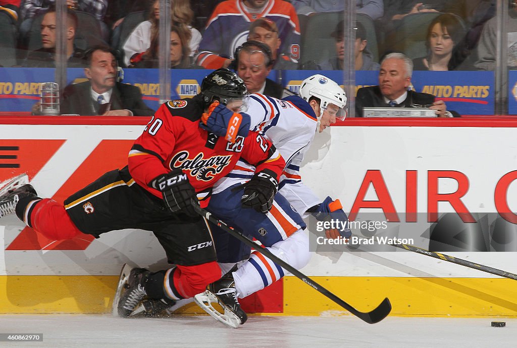 Edmonton Oilers v Calgary Flames