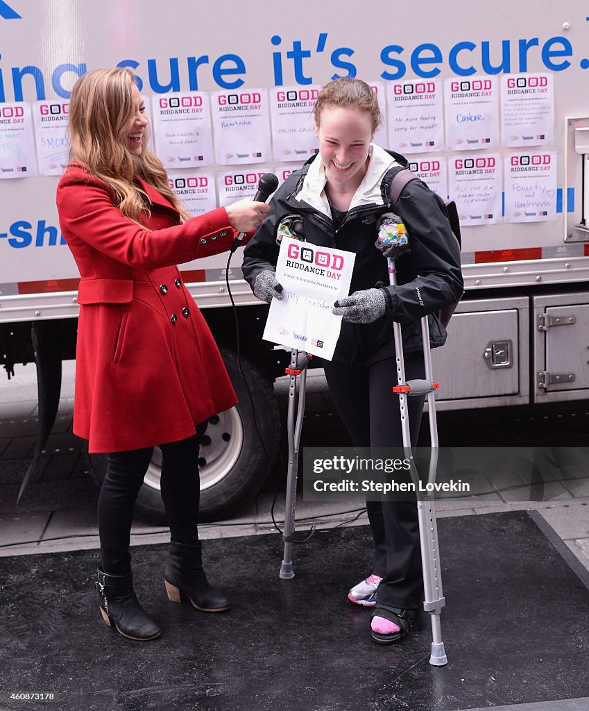 Times Square Prepares For 2015 - Good Riddance Day