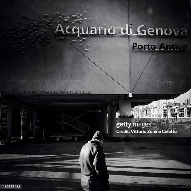 General view of the Acquarium of Genoa on December 28, 2014 in Genoa, Italy.