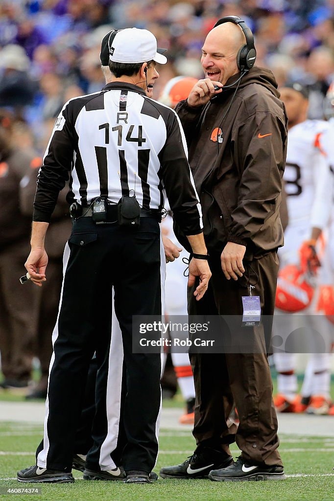 Cleveland Browns v Baltimore Ravens