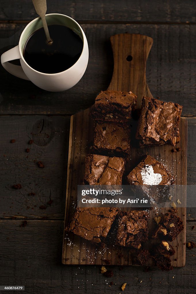 Chocolate fudge brownies