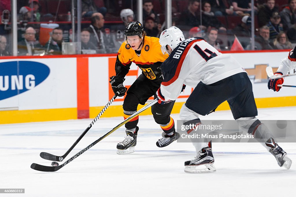 Germany v United States - 2015 IIHF World Junior Championship