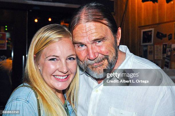 Sarah Elizabeth Chapman and Bob Chapman attend the 27th Kinda Annual Dead Dog Party - Comic-Con International 2014 - Day 4 held at The Local Eatery &...