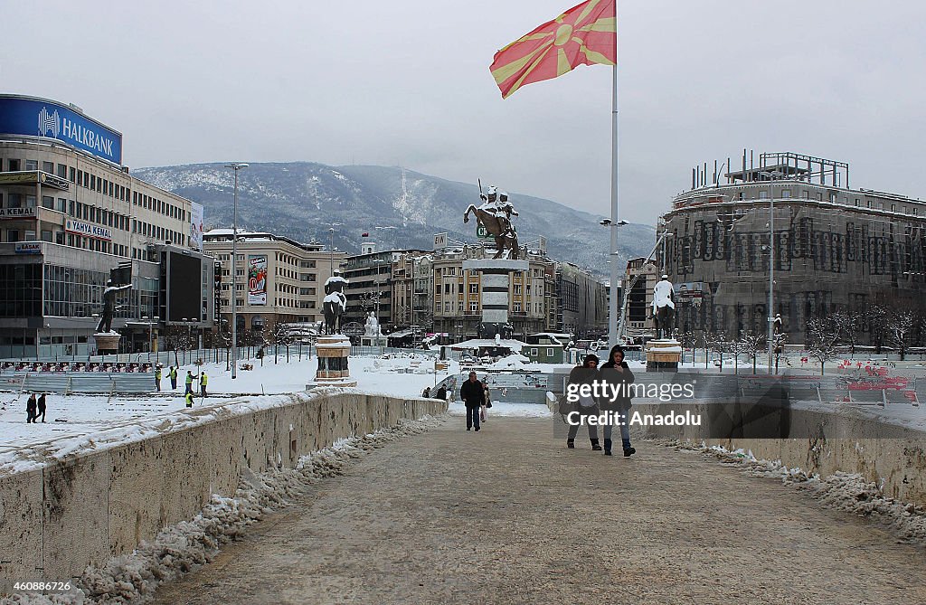 Winter Hits Balkans