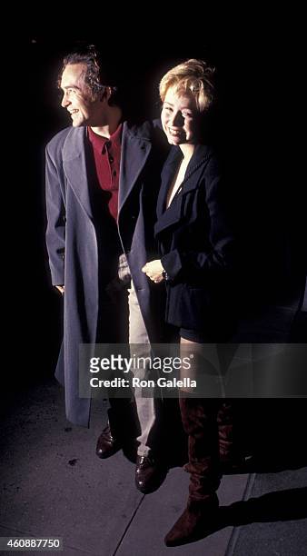 Casey Siemaszko and Nina Siemaszko attend the premiere of "L.A. Story" on January 30, 1991 at the Museum of Modern Art in New York City.