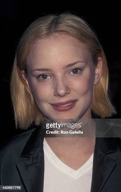 Nina Siemaszko attends the screening of "The Object of My Affection" on April 15, 1998 at the City East Cinemas in New York City.