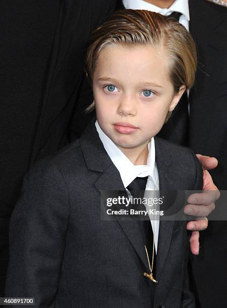Shiloh Nouvel Jolie-Pitt attends the premiere of 'Unbroken' at TCL Chinese Theatre IMAX on December 15, 2014 in Hollywood, California.