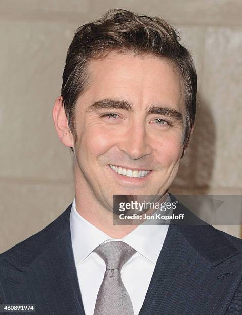 Actor Lee Pace arrives at the Los Angeles Premiere "The Hobbit: The Battle Of The Five Armies" at Dolby Theatre on December 9, 2014 in Hollywood,...