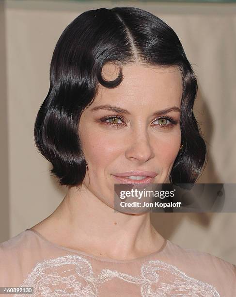 Actress Evangeline Lilly arrives at the Los Angeles Premiere "The Hobbit: The Battle Of The Five Armies" at Dolby Theatre on December 9, 2014 in...