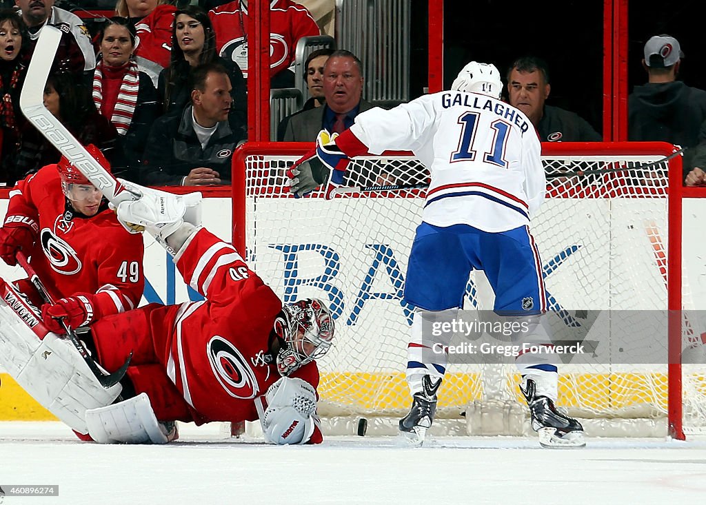 Montreal Canadiens v Carolina Hurricanes