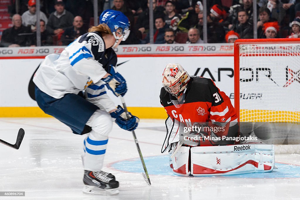 Canada v Finland - 2015 IIHF World Junior Championship