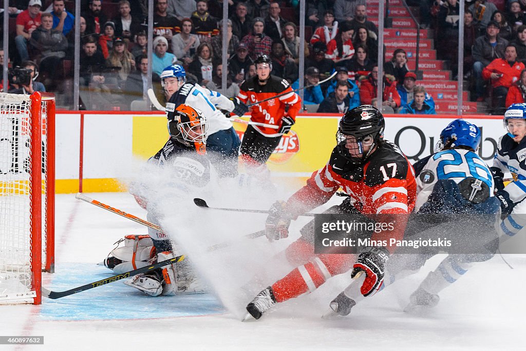 Canada v Finland - 2015 IIHF World Junior Championship