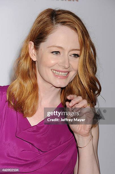 Actress Miranda Otto attends the 'The Homesman' premiere during AFI FEST 2014 presented by Audi at the Dolby Theater on November 11, 2014 in...